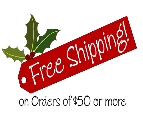Free shipping on $50 or more