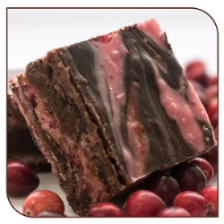 Dark Chocolate Cranberry Fudge 