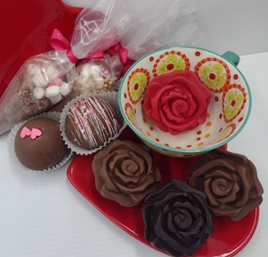 Hot Cocoa Bomb Valentines 3 pack 