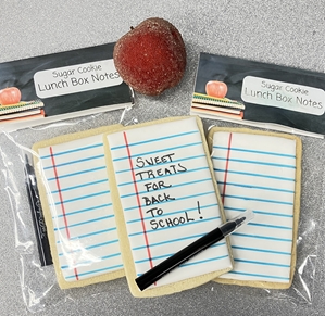 Lunch Box Note Cookies 