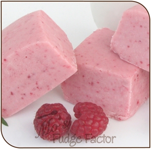 Raspberry Cream Fudge 